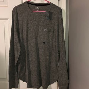 Hollister Crew Neck Long Sleeve Tee NWT